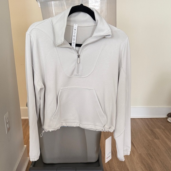 lululemon athletica Tops - Lululemon Brushed Softsteme Ribbed Half Zip
